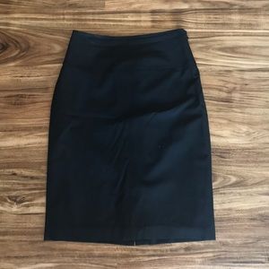 Banana Republic black pencil skirt